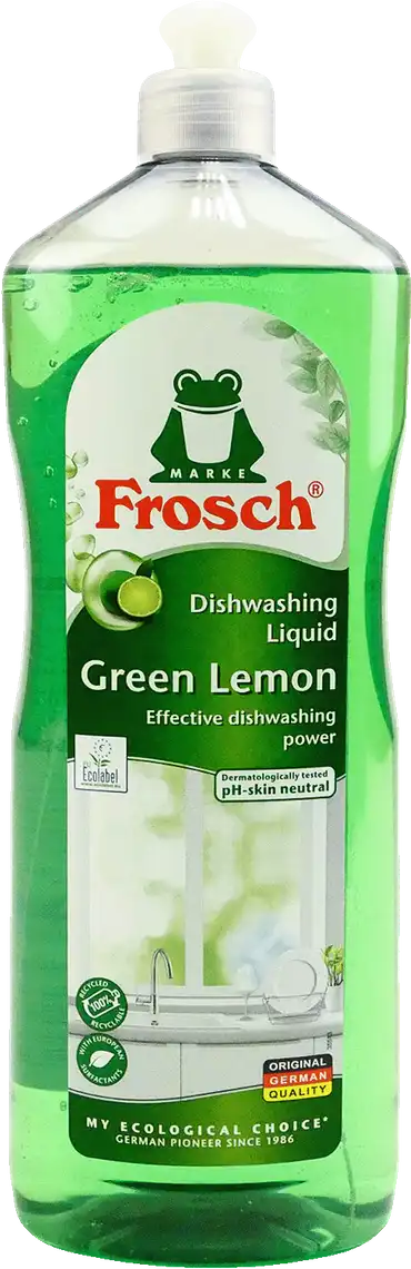 Засіб для миття посуду Frosch Зелений Лимон, 1000 мл