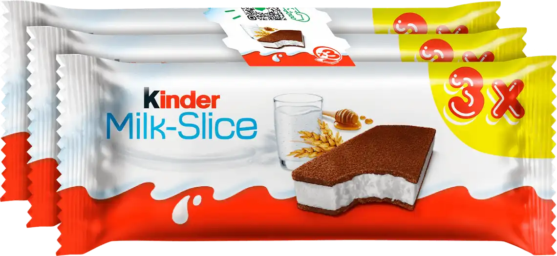 Тістечко Kinder бісквітне з молочною начинкою 3 шт по 28 г