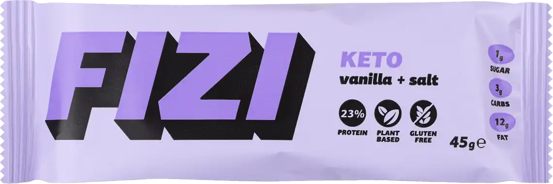 Батончик Fizi Кето Vanilla and Salt без цукру 45 г