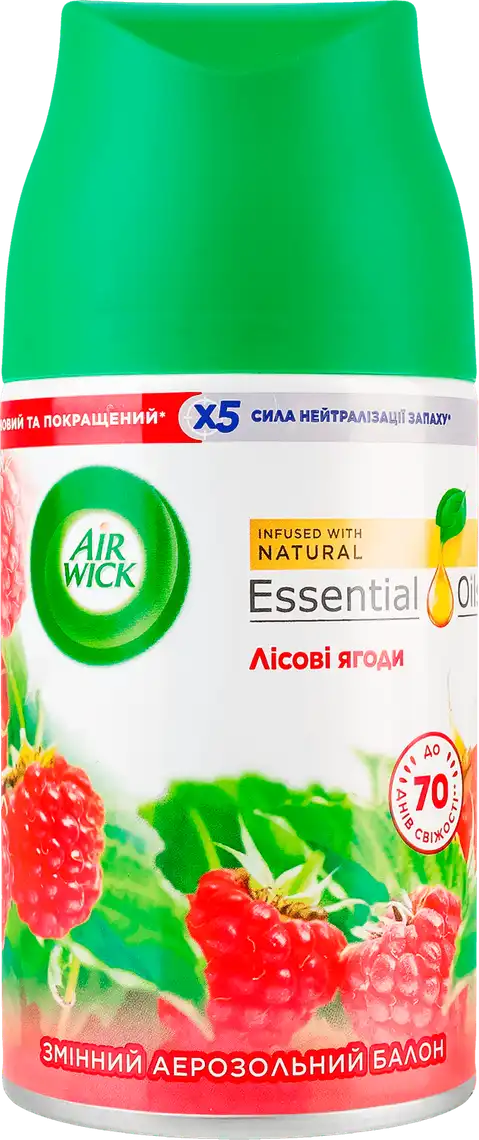 Змінний балон Air Wick Red Berries для автоматичного освіжувача повітря 250 мл