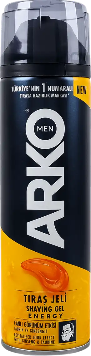 Гель для гоління Arko Men Energy+ 200 мл