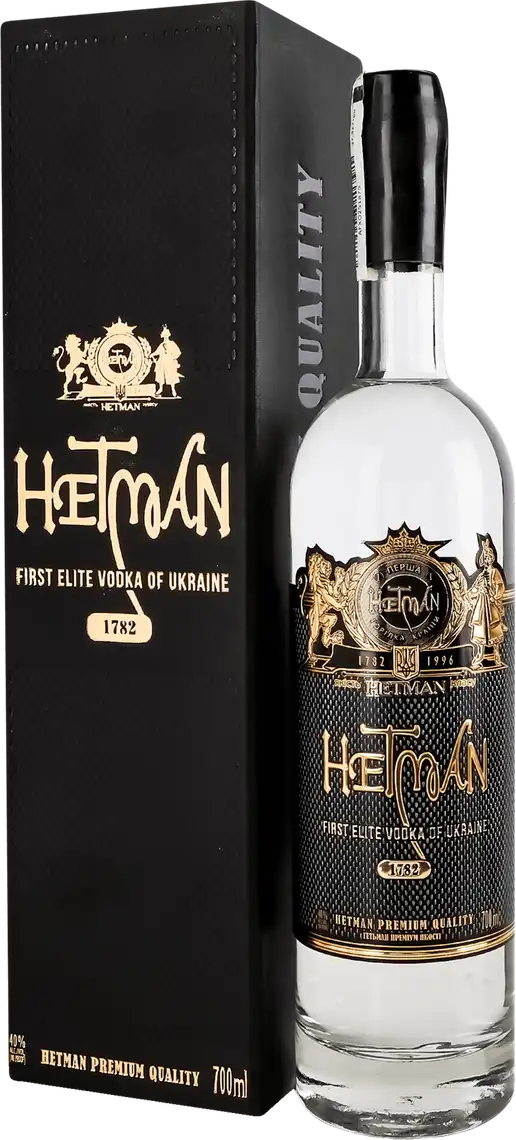Горілка Hetman Premium в коробці 40% 0.7 л