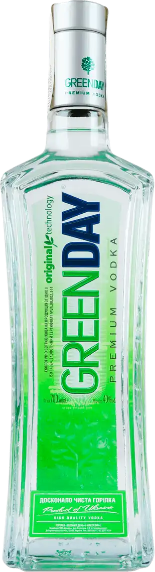 Горілка Green Day 40% 0.7 л