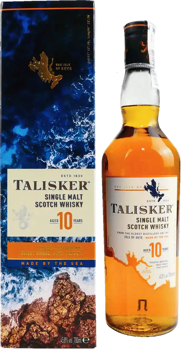 Віскі Talisker односолодовий 10 років витримки 45.8% 0.7 л