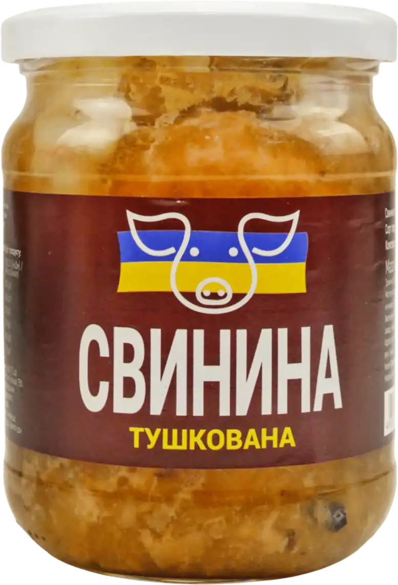 Консерва м'ясна свинина тушкована 520 г