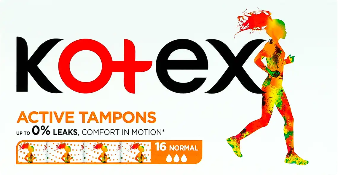 Тампони гігієнічні Кotex Active Normal 16 шт.