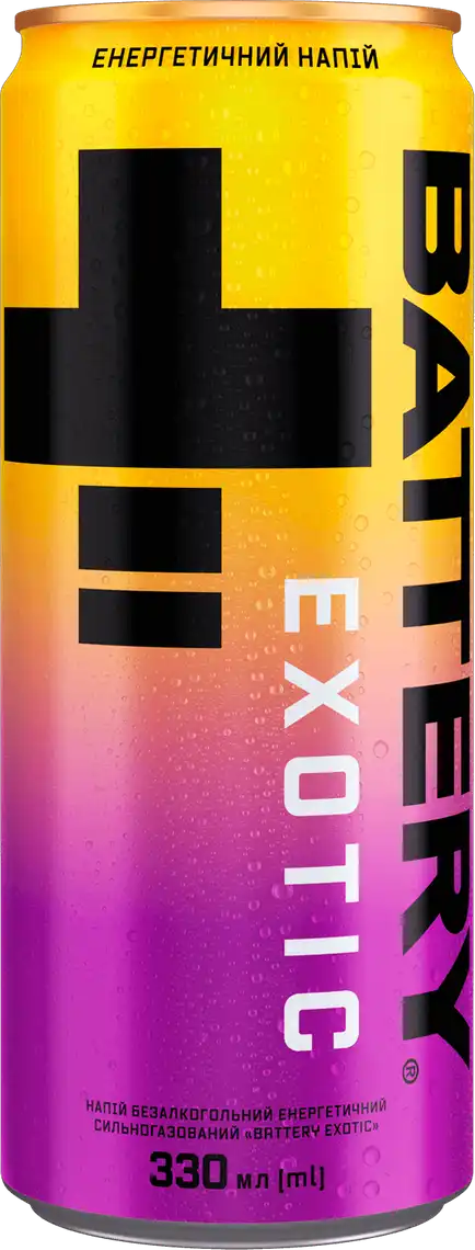Напій енергетичний Battery Exotic 330 мл