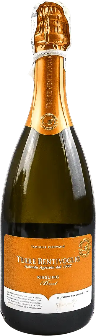 Вино ігристе Terre Bentivoglio Riesling біле брют 0,75 л