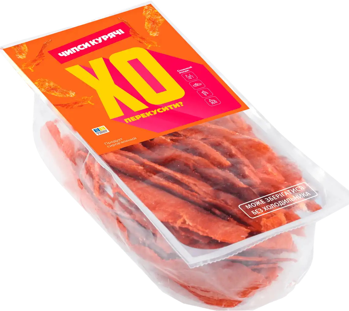 Чипси курячі ХО перекусити? Dry Chicken Hot сиров'ялені вагові