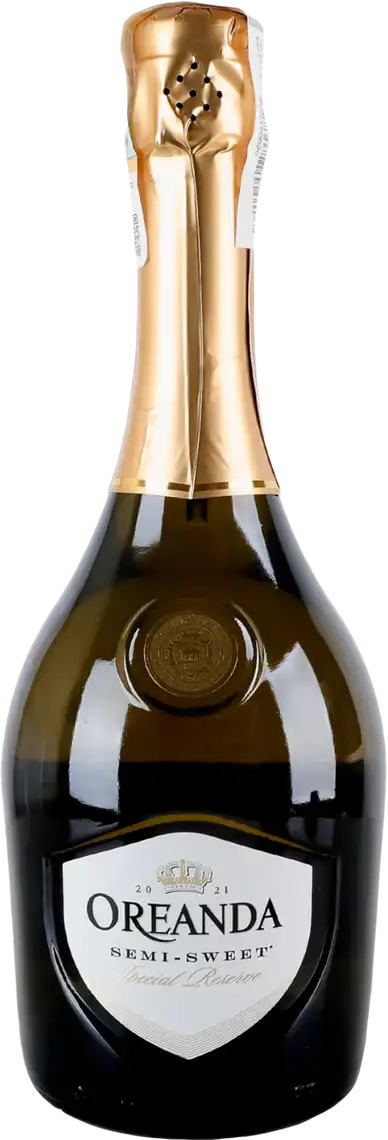 Напій алкогольний Oreanda Special Reserve Premium ігристий білий напівсолодкий 10.5-12.5% 0.75 л