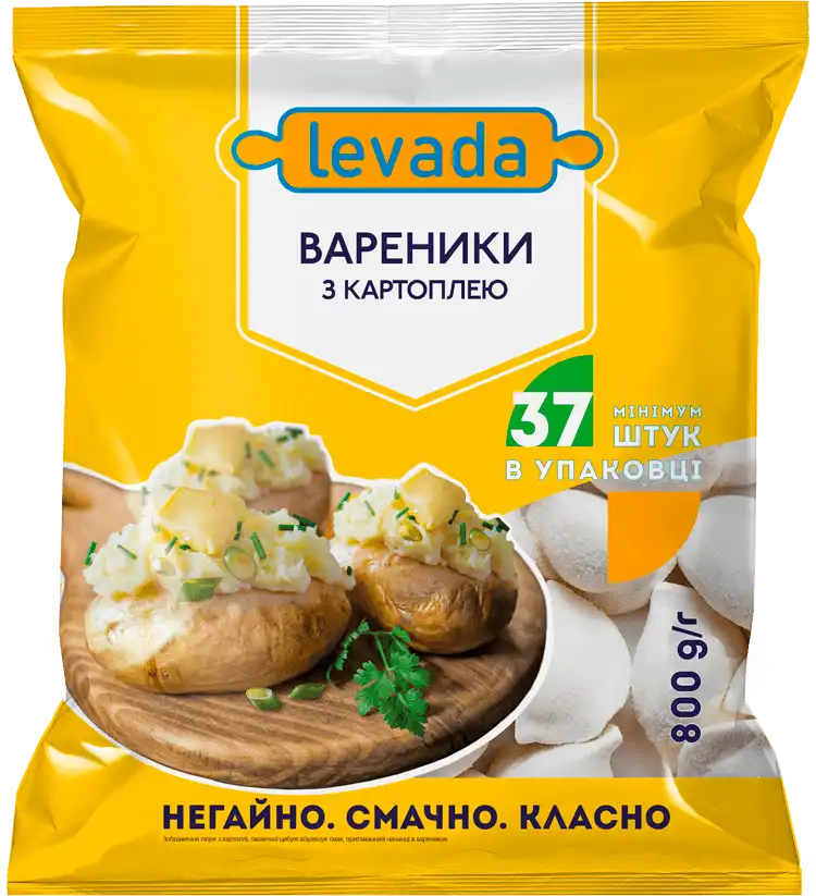 Вареники Levada з картоплею 800 г