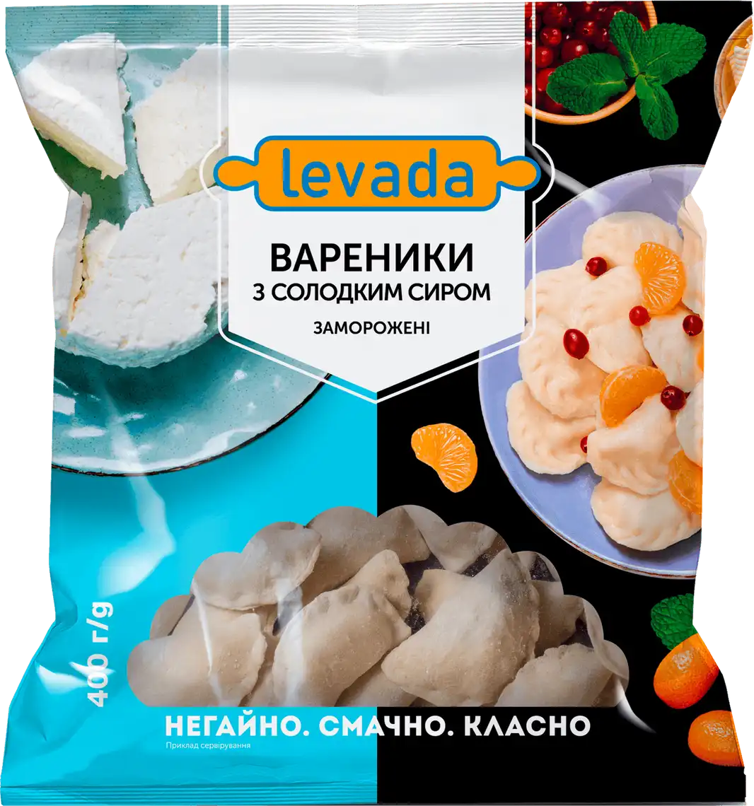 Вареники Levada з солодким сиром 400 г