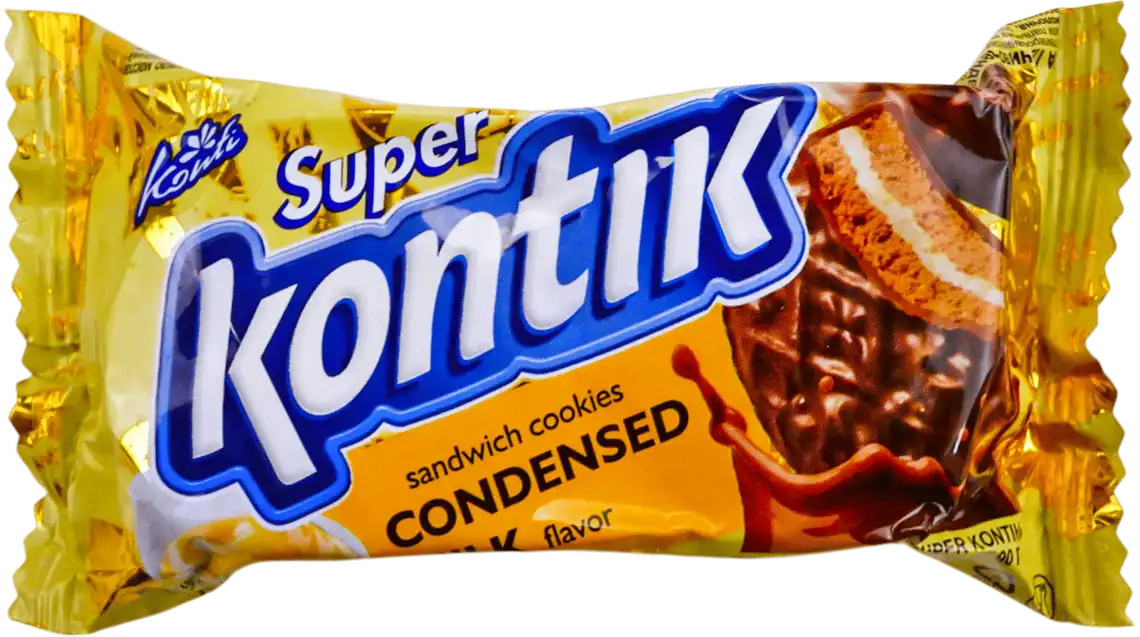 Печиво Konti Super-kontik зі згущеним молоком 90 г