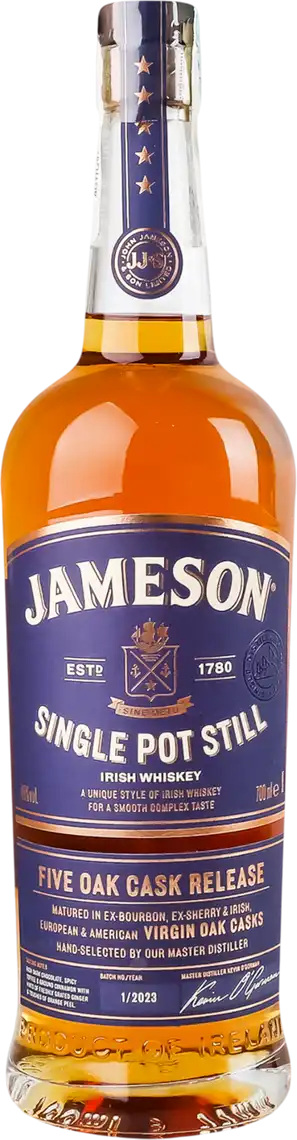 Віскі Jameson Single pot still 46% 0.7 л
