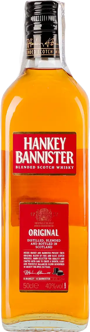Віскі Hankey Bannister Original купажований 3 роки витримки 40% 0.5 л