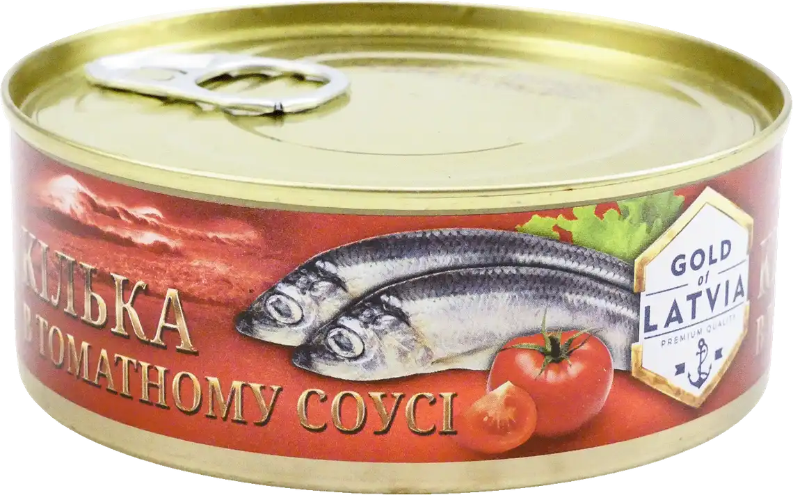 Кілька Gold of Latvia у томатному соусі 240 г