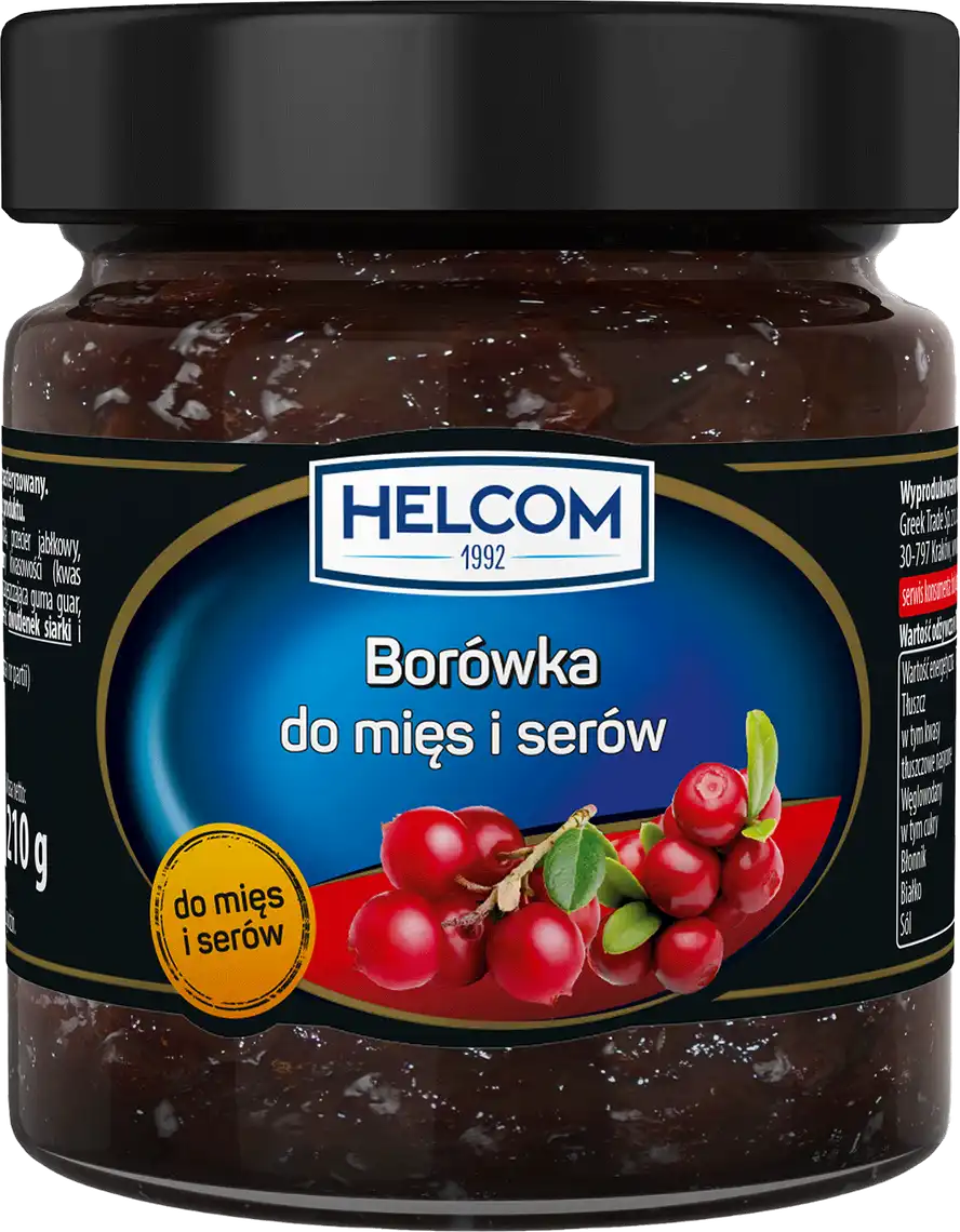 Соус Helcom брусничний для м'яса та сиру 210 мл