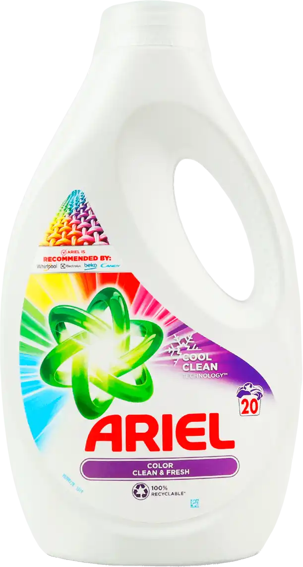 Гель для прання Ariel Color Чистота та свіжість 1 л