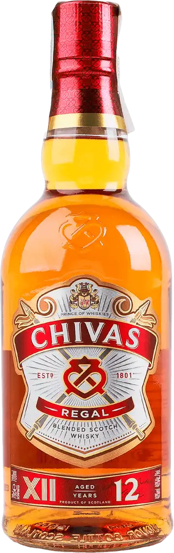 Віскі Chivas Regal купажований 12 років витримки 40% 0.7 л