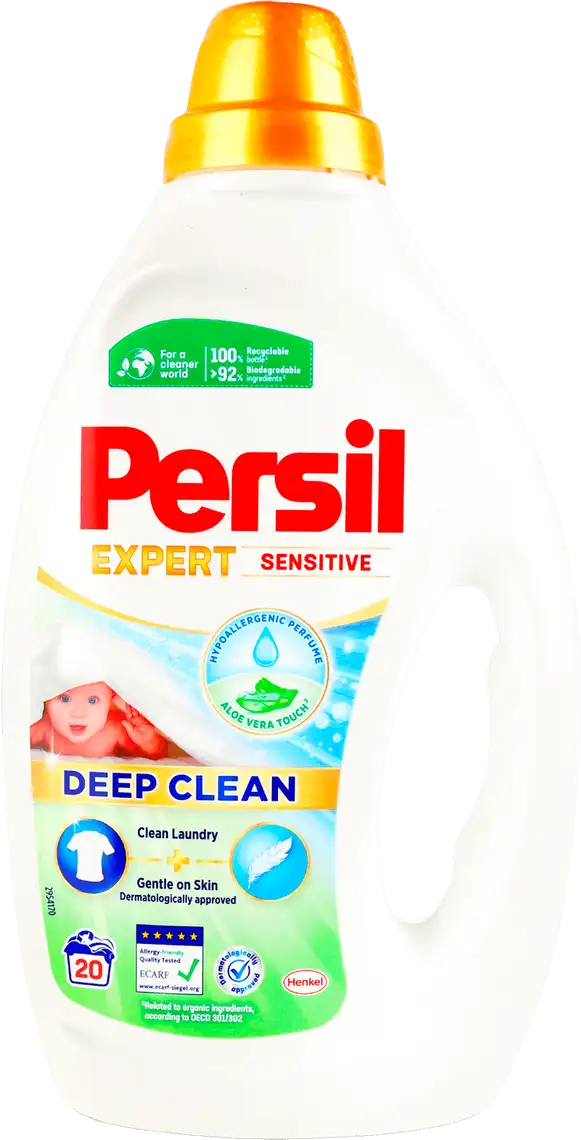 Гель для прання Persil Expert Sensitive Deep Clean 900 мл