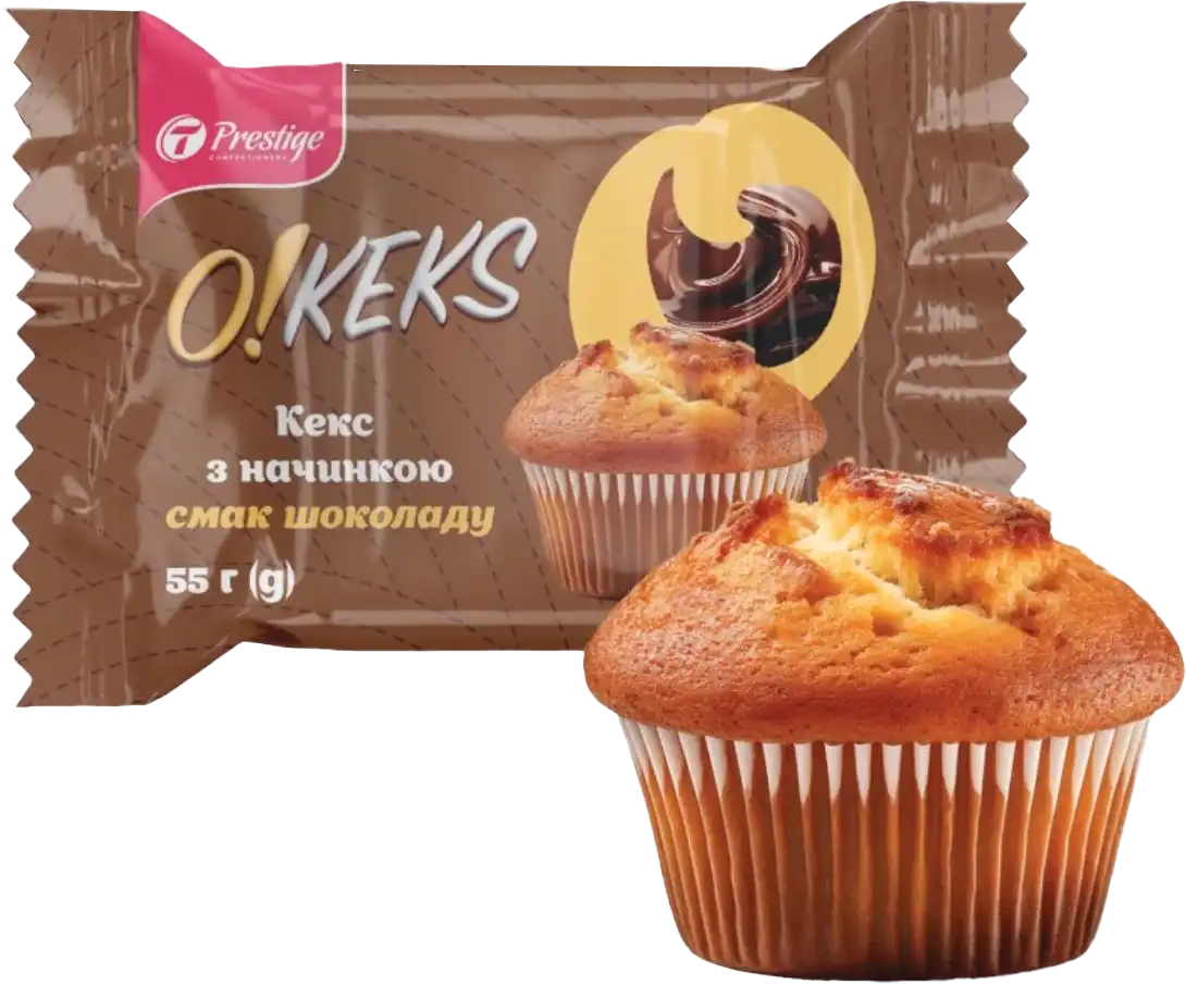Кекс O!Keks зі смаком шоколаду 55 г