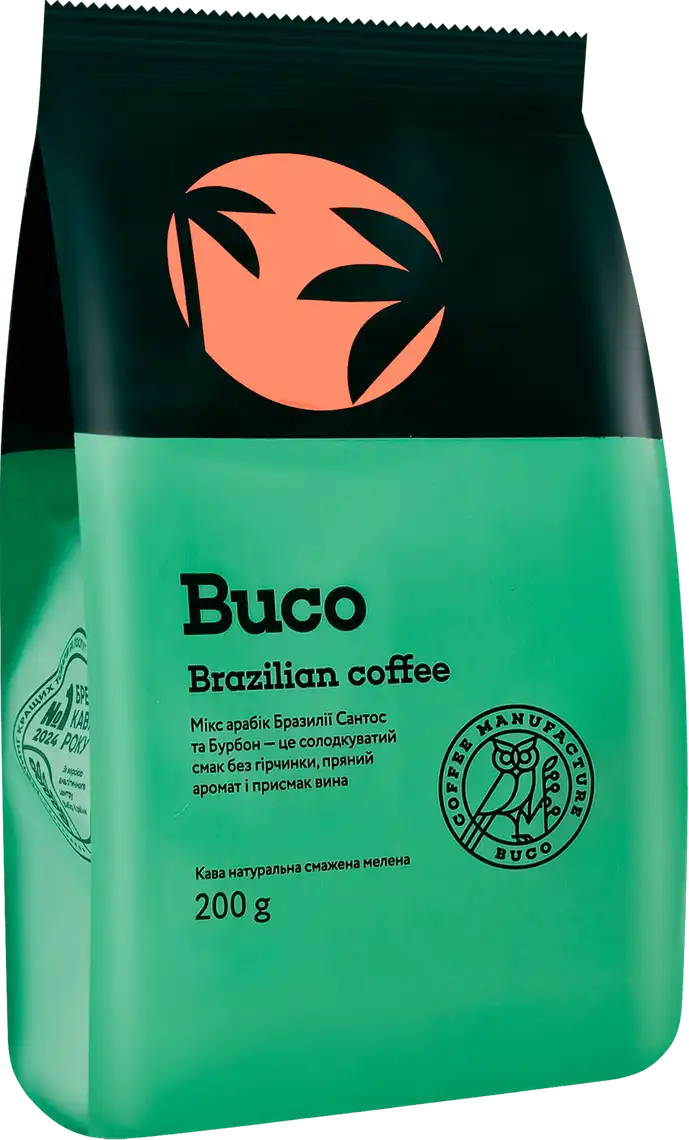 Кава мелена Buco Brazilian coffee 200 г