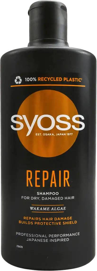 Шампунь SYOSS Repair з водоростями вакаме для сухого і пошкодженого волосся 440 мл