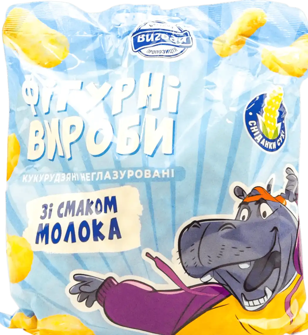 Вироби фігурні Вигода кукурудзяні молочні неглазурованi 200г
