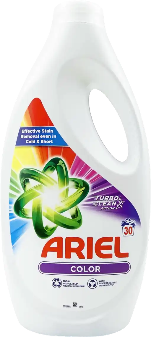 Рідкий засіб для прання Ariel Color Clean&Fresh 1.5 л