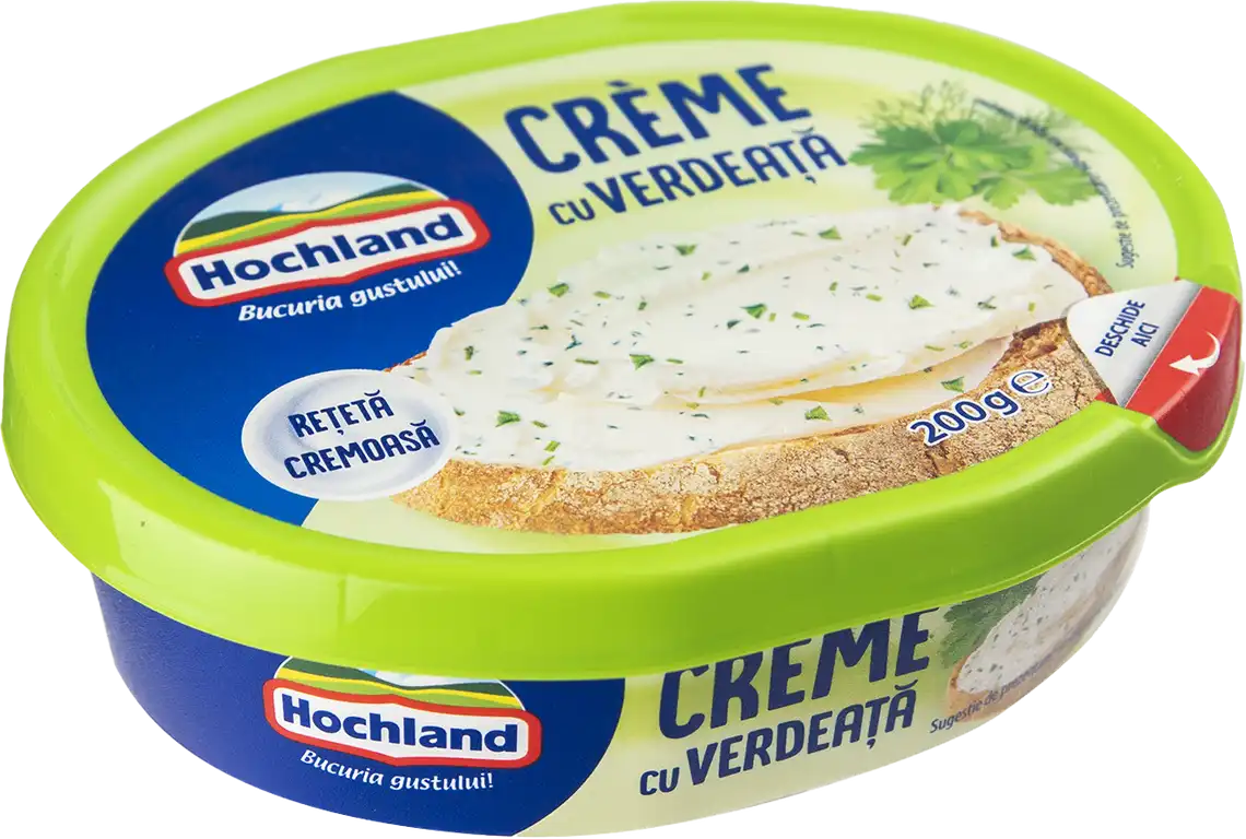 Крем-сир Hochland вершковий з травами 200 г