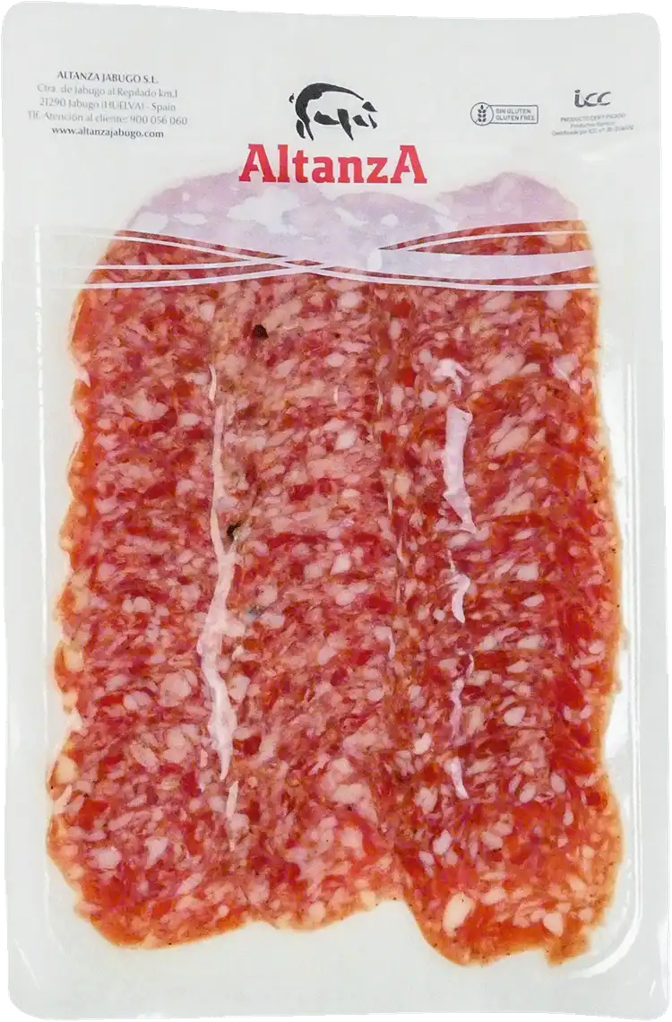 Ковбаса Altanza Iberico Bellota Сальчичон сиров'ялена нарізка 80 г