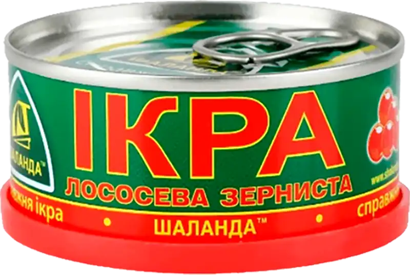 Ікра горбуші Шаланда лососева зерниста 100 г