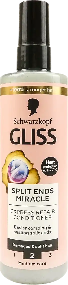 Експрес-кондиціонер Gliss Kur Split Hair Miracle для пошкодженого волосся та посічених кінчиків 200 мл