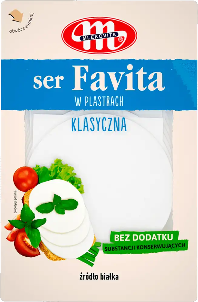 Сир Mlekovita Favita класична 75% 150 г