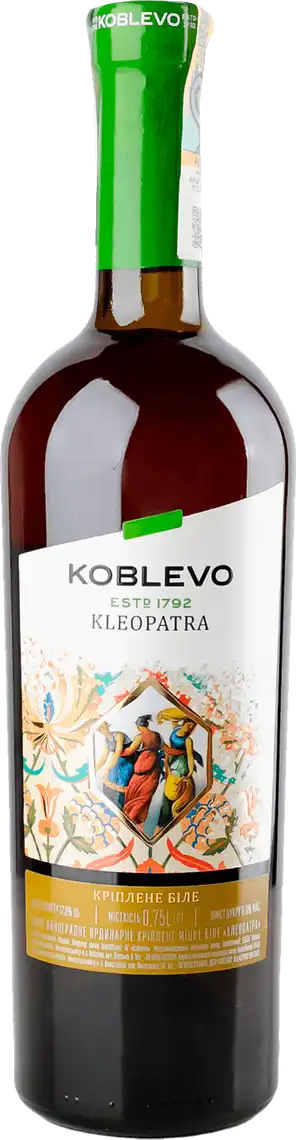 Вино Koblevo Бордо Клеопатра біле солодке 0.75 л