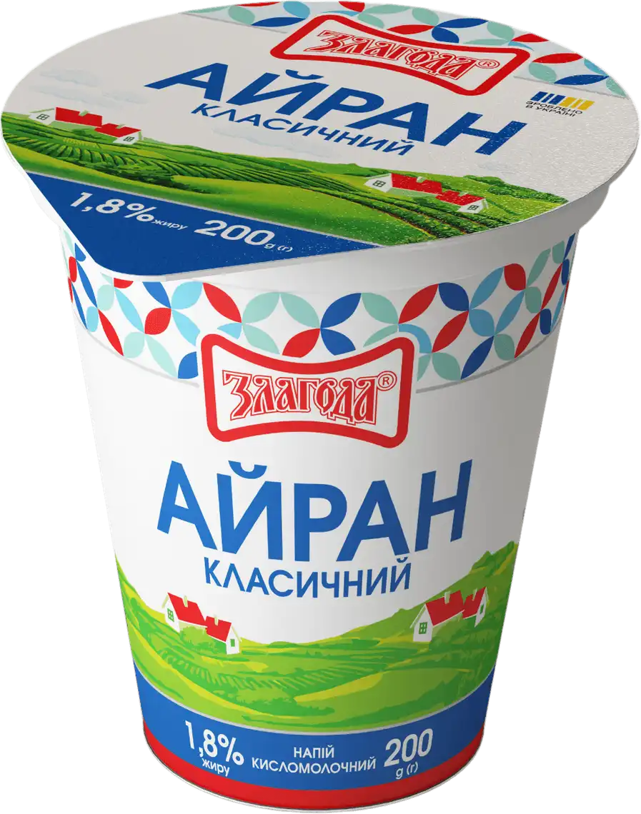 Айран Злагода 1.8% 200 г