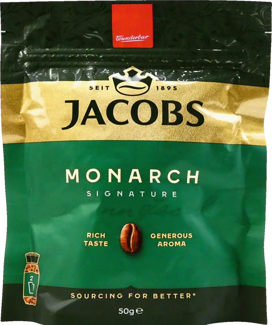 Кава натуральна розчинна сублімована Jacobs Monarch 50 г