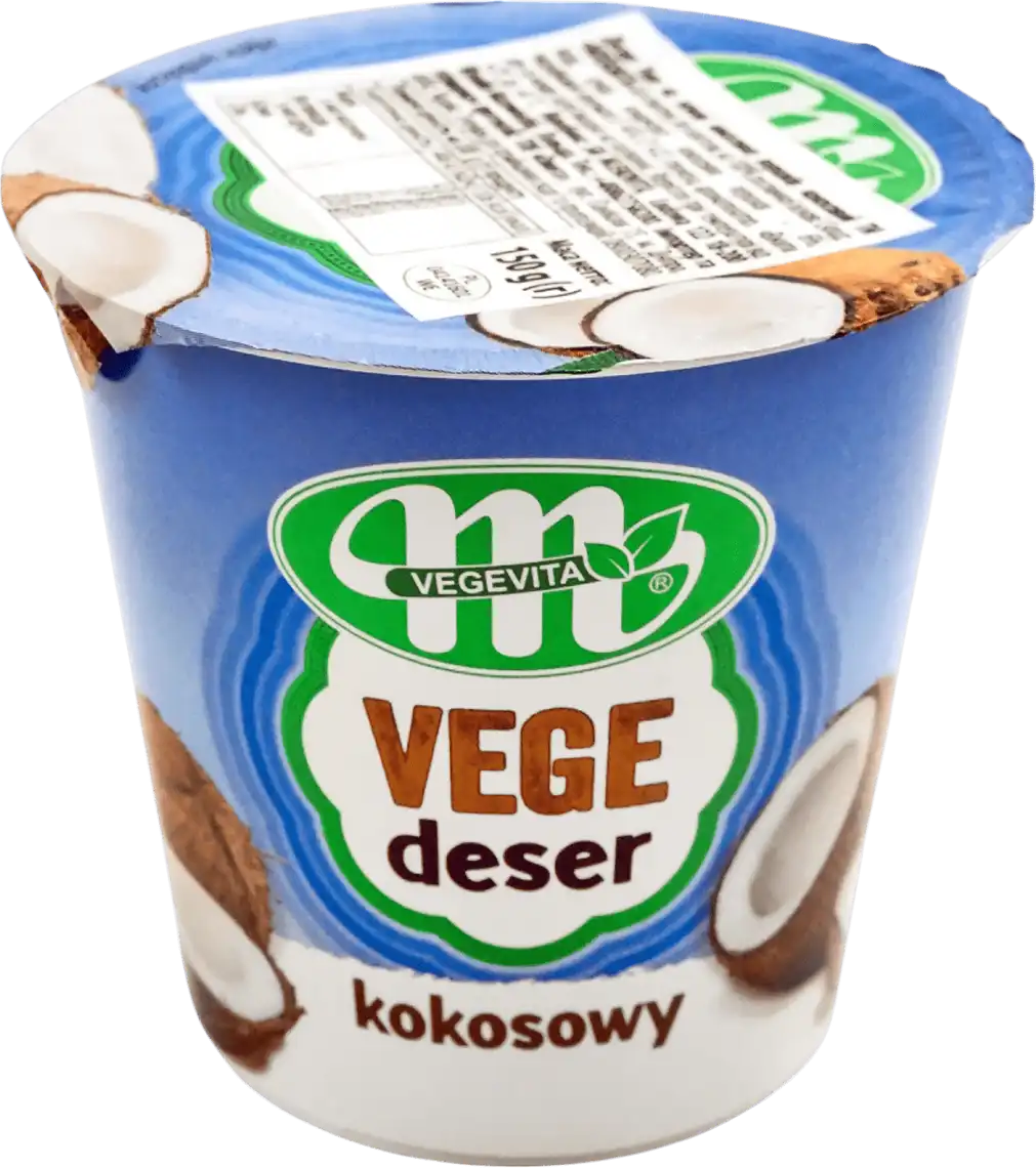 Десерт Mlekovita Vege кокосовий на рослинній основі 150 г