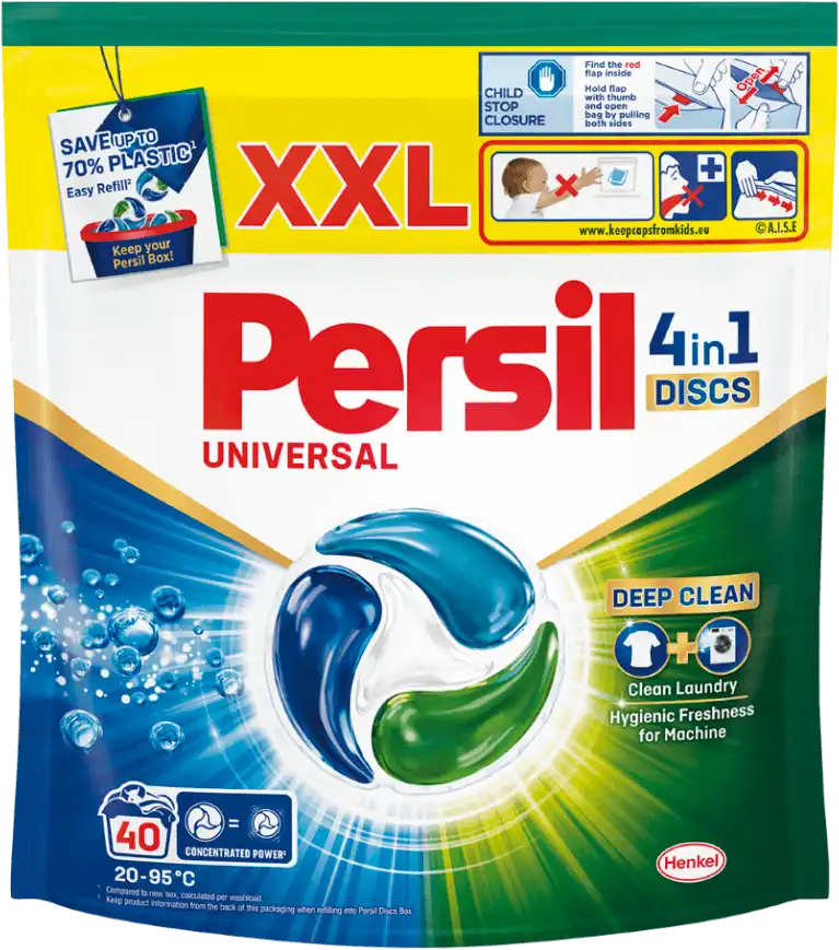Диски для прання Persil 4in1 Discs Universal Deep Clean 40 шт