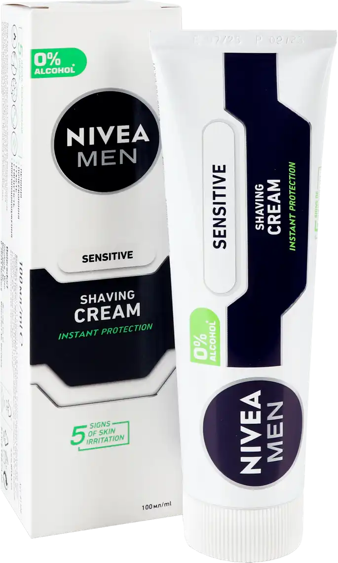 Крем для гоління Nivea Men Sensitive для чутливої шкіри 100 мл