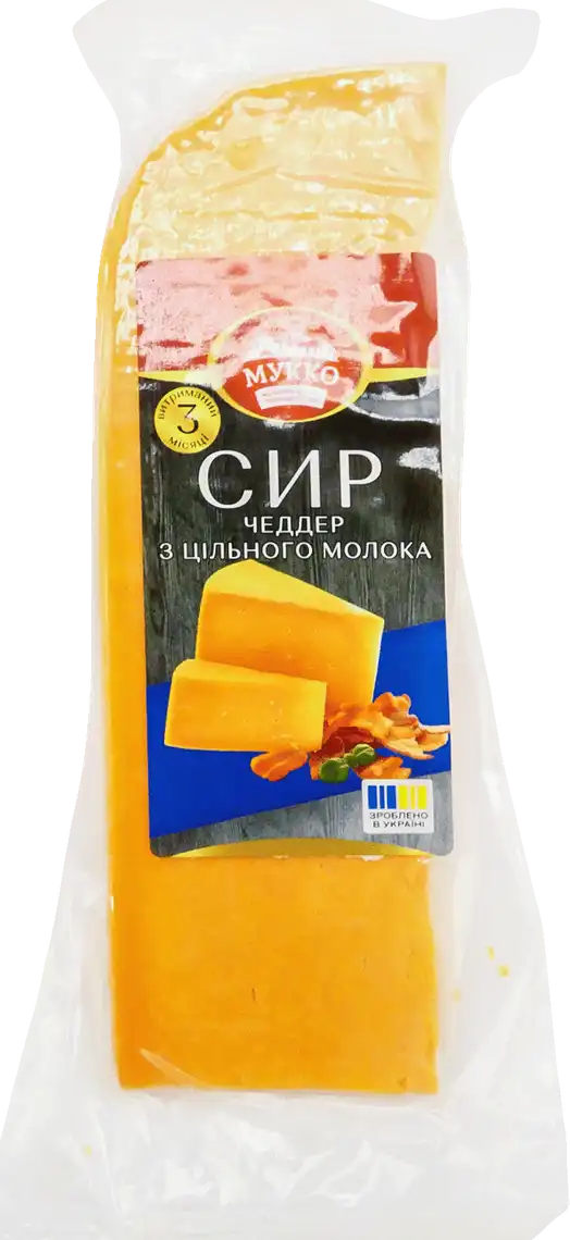 Сир Мукко Чеддер 37%, ваговий