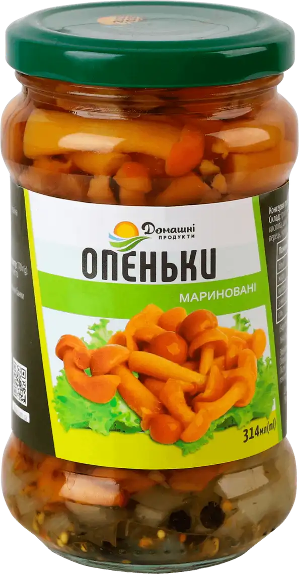 Опеньки Домашні продукти мариновані цілі 314 мл