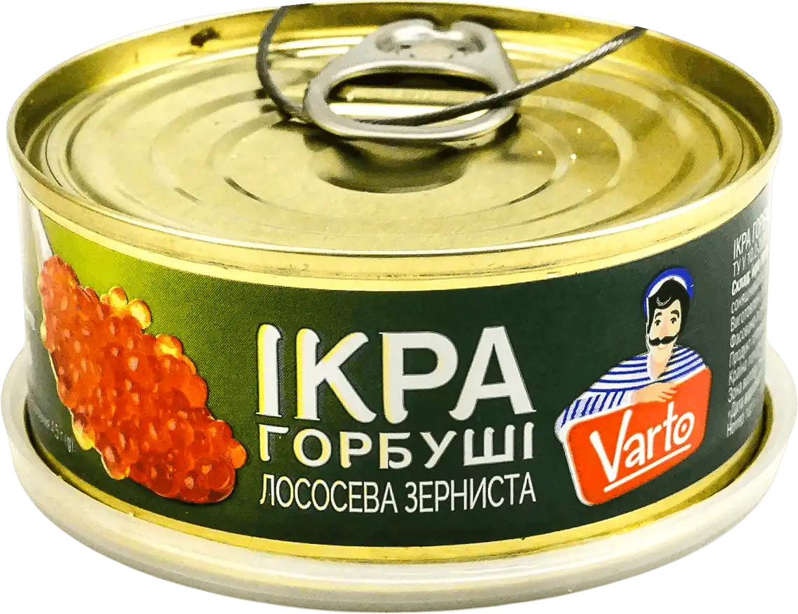 Ікра горбуші Varto лососева зерниста 80 г