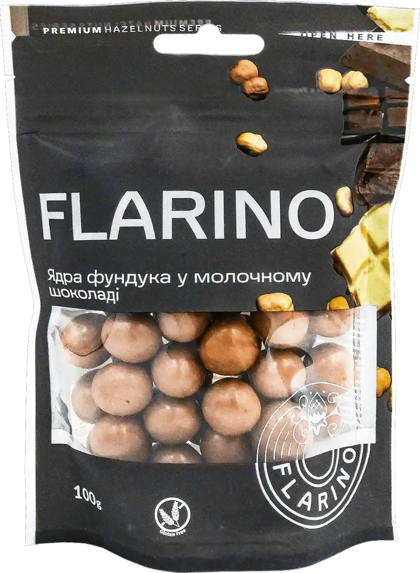 Фундук Flarino у молочному шоколаді 100 г