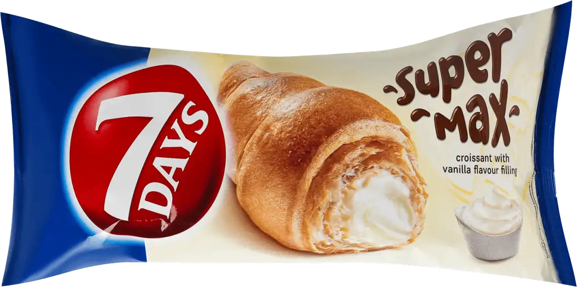Круасан 7Days з начинкою зі смаком ванілі 110 г