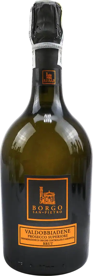Вино ігристе Borgo San Pietro Prosecco Valdobbiadene Superiore DOCG біле брют 0,75 л