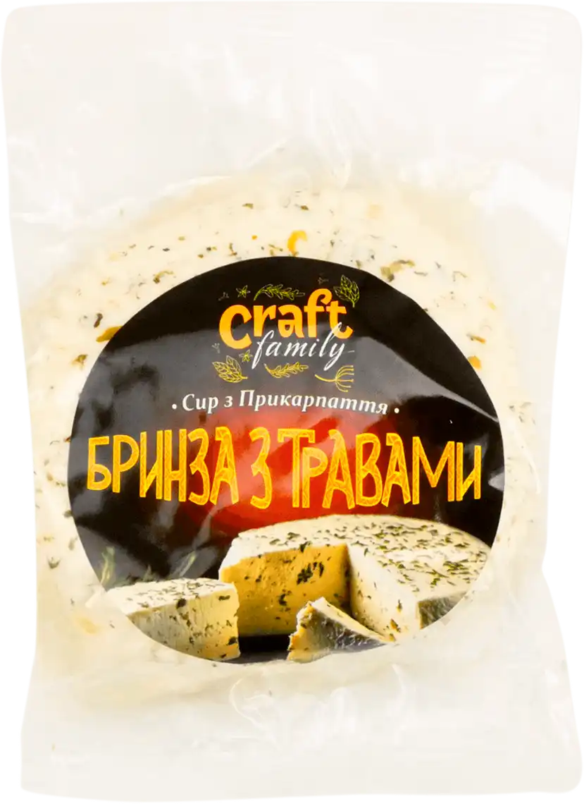 Бринза Craft family з травами 49.2% вагова