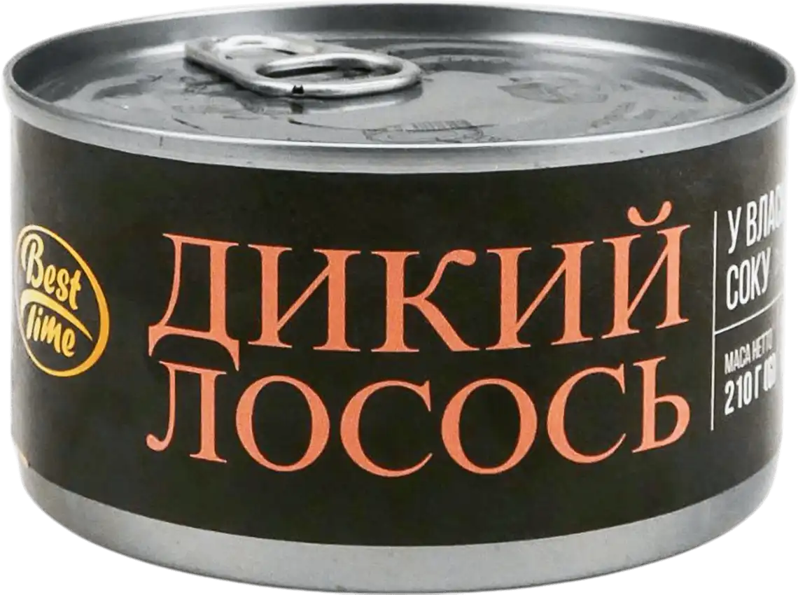 Лосось дикий Best Time у власному соці 210 г