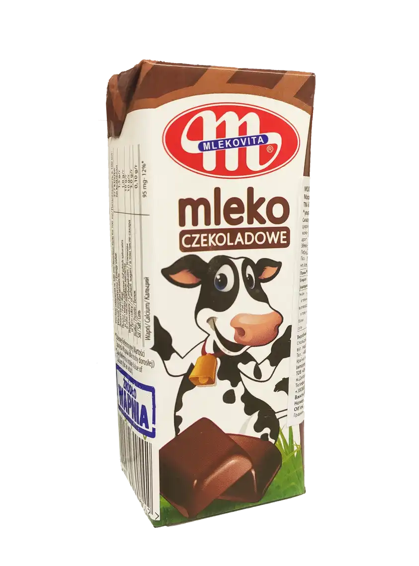 Молоко Mlekovita з ароматом шоколаду 200 г