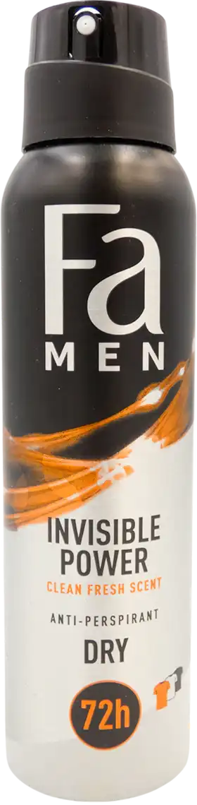 Дезодорант-спрей Fa Men Xtreme Invisible Power 150 мл